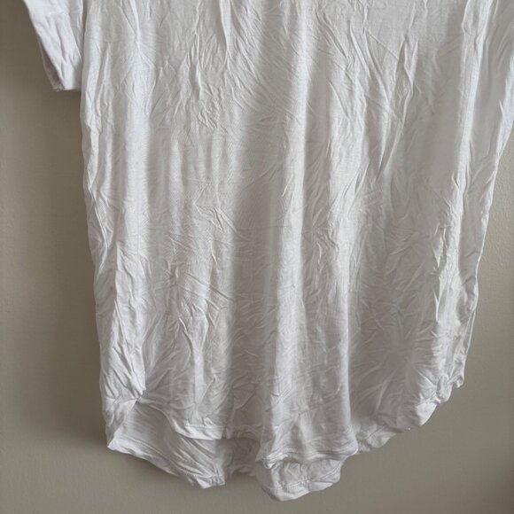 Cotton On V-Neck Short Sleeve Shirt White NWT Women’s Size S - Picture 4 of 6
